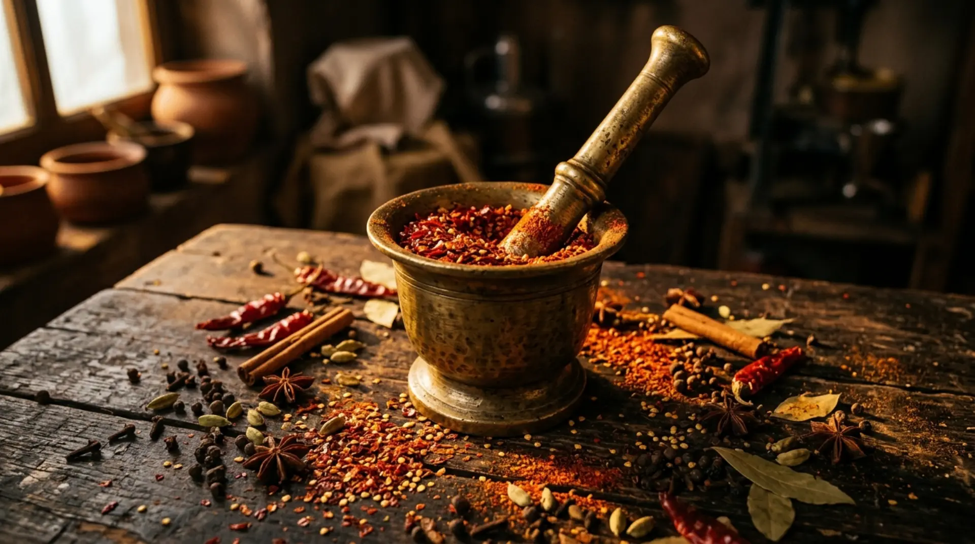 Geleneksel havan ve baharat
