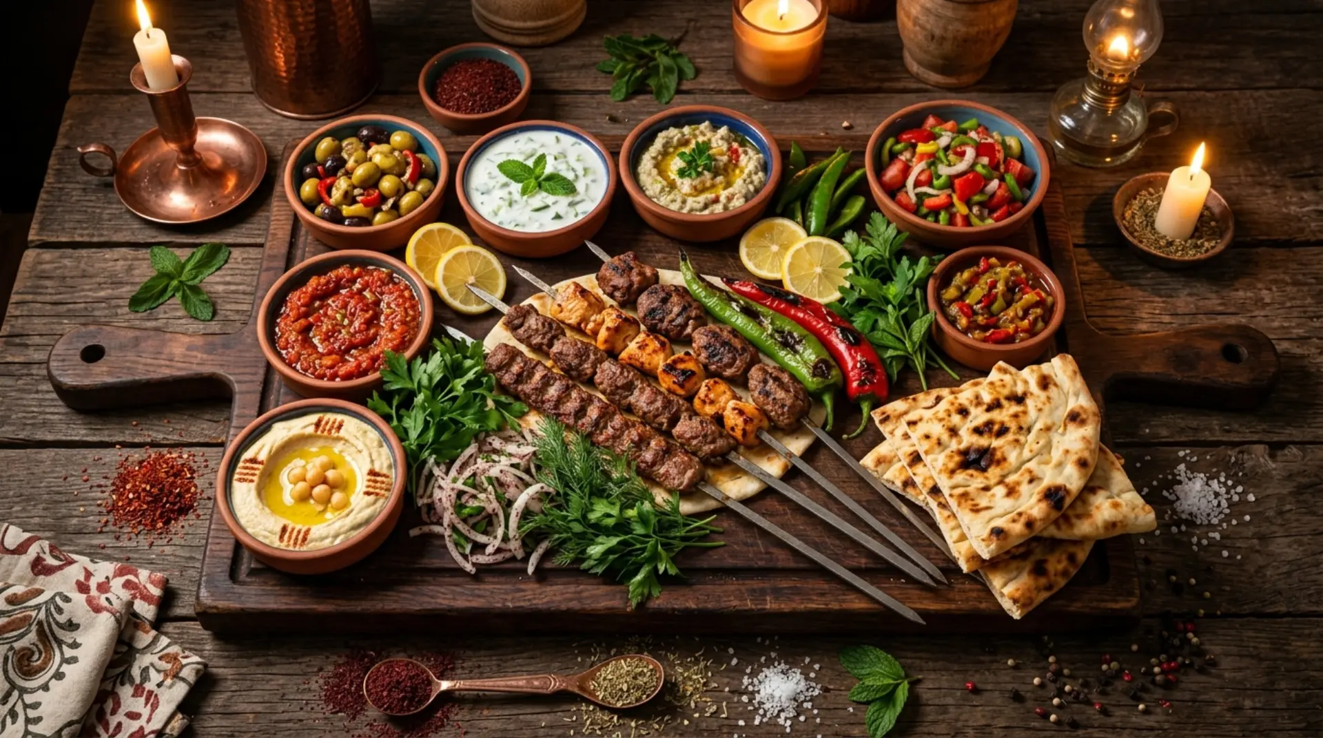 Türk mutfağı sofrası